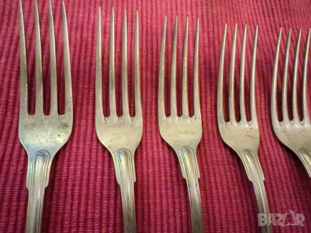 Винтидж вилици алпака, Германия. , снимка 4 - Антикварни и старинни предмети - 51756138