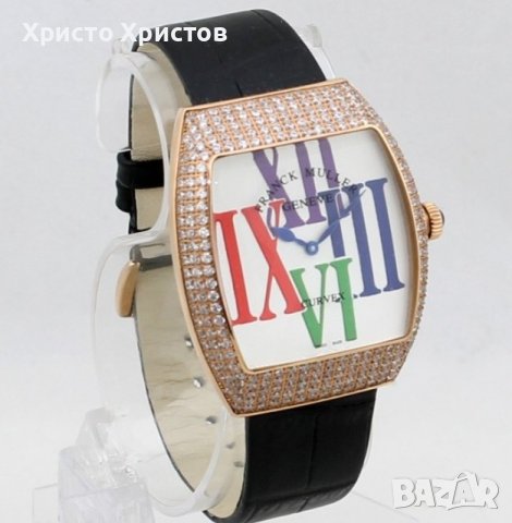 Дамски луксозен часовник Franck Muller Cintrée Curvex, снимка 3 - Дамски - 30591294