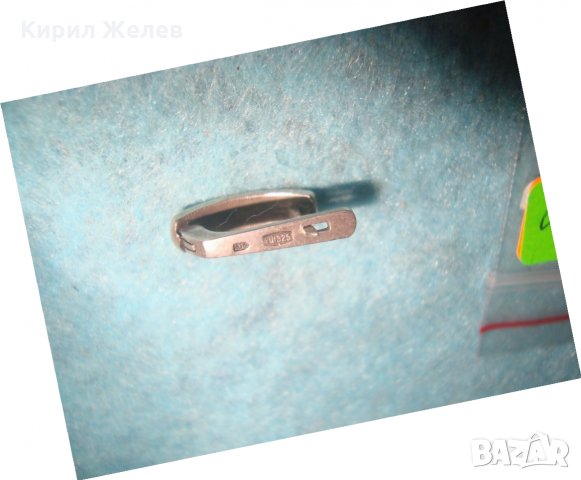 СРЕБЪРНА ОРНАМЕНТИРАНА АНГЛИЙСКА РЕТРО АРТ ОБЕЦА СРЕБРО 925 МАРКОВО БИЖУ 14754, снимка 7 - Обеци - 35817665