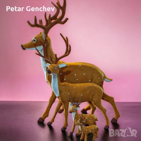 Елегантен коледен елен – перфектната празнична декорация, снимка 7 - Декорация за дома - 52892323