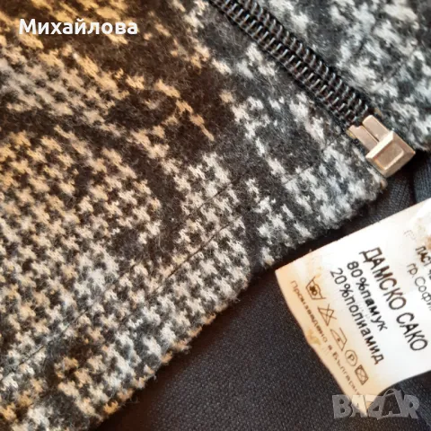 Дамско сако с цип, снимка 3 - Сака - 49421721