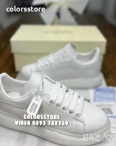 Бели кецове Alexander McQueen/BR59b