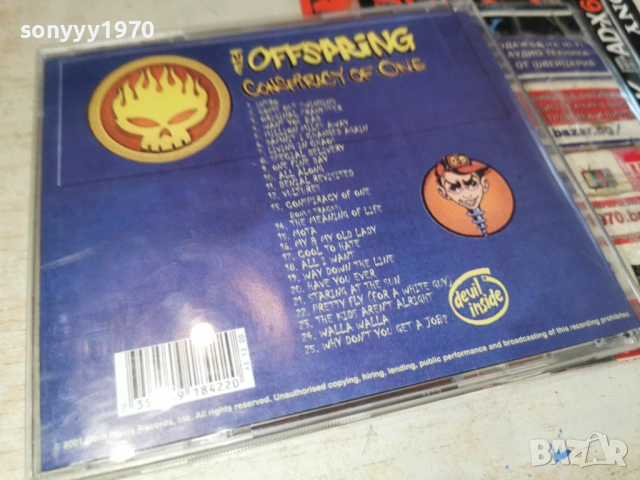 OFFSPRING CD 1002261546, снимка 3 - CD дискове - 53429595