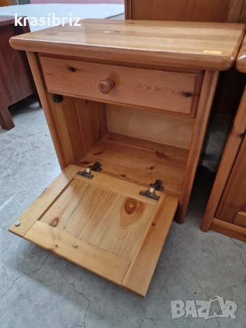 Масивни Нощни Шкафчета-2бр.-ОБЯВЕНАТА ЦЕНА Е ЗА БРОЙ!-внос от Германия!, снимка 4 - Шкафове - 52166452