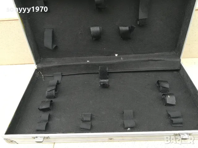 АЛУМИНИЕВ КУФАР ОТ ГЕРМАНИЯ 46Х23Х8СМ 2505251644, снимка 9 - Микрофони - 50422033