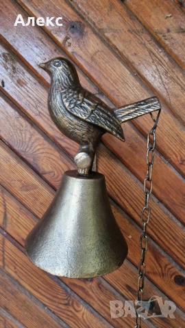 Чугунена камбана с пиленце., снимка 3 - Градински мебели, декорация  - 41561447