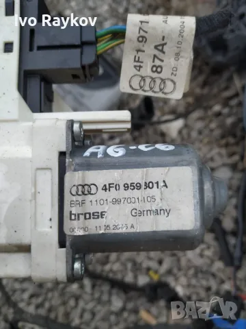 Задно ляво моторче стъклоповдигач Audi A6 3.0 TD , 4F0959801A, снимка 2 - Части - 49541318