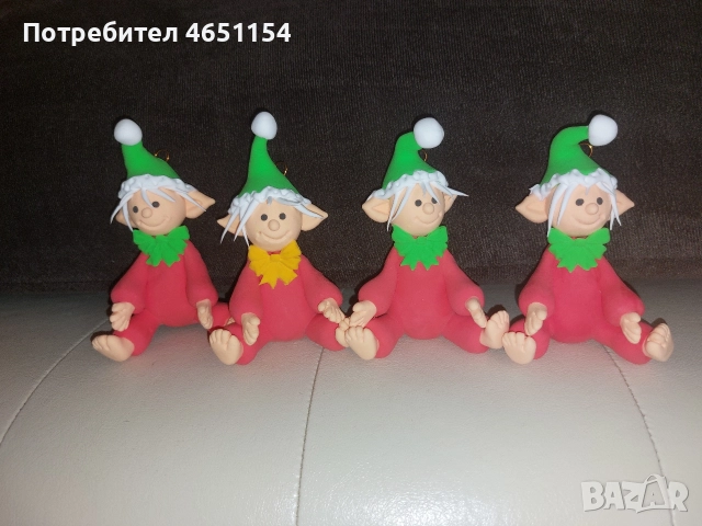 Коледни елфчета , снимка 3 - Декорация за дома - 52577779