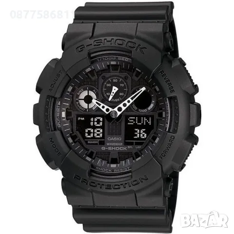 Мъжки часовник CASIO G-SHOCK GA-100-1A1ER Касио GA-100 GA100, снимка 1