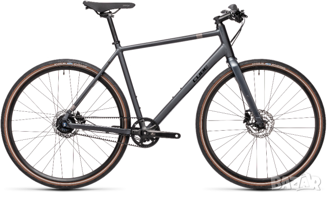 Градски велосипед с ремък Cube Hyde Race 2021, размер L