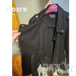 Дамско черно яке LC Waikiki – biker модел, снимка 2 - Якета - 53852397