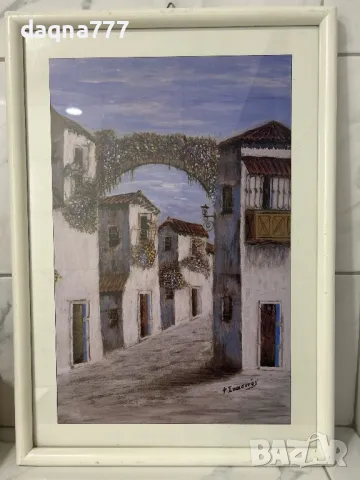 Картина от 60 -те години, снимка 8 - Картини - 49406003