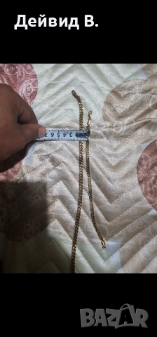 Позлатени с 14к злато гривна и верижка, снимка 5 - Колиета, медальони, синджири - 51668214