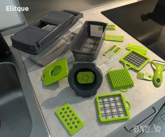 Кухненско ренде с контейнер Nicer Dicer Plus – 13 части 🥕