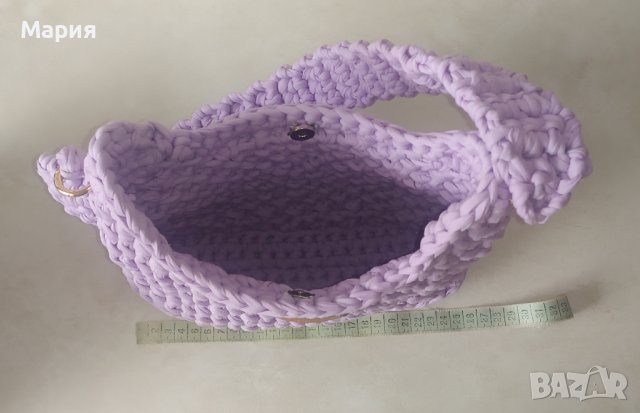 Плетена дамска чанта , снимка 6 - Чанти - 41862952