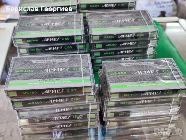 Нови касетки acme ms 400 c60, снимка 4 - Аудио касети - 50518233