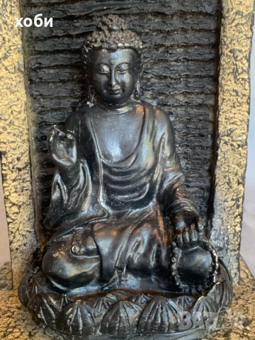 фигура Декорация седнал Буда, снимка 4 - Антикварни и старинни предмети - 50929387