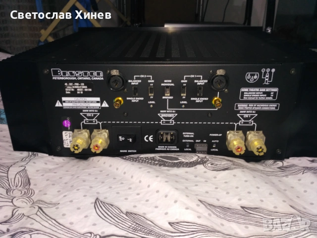 Крайностъпало Bryston 4BSST, снимка 3 - Ресийвъри, усилватели, смесителни пултове - 53390772