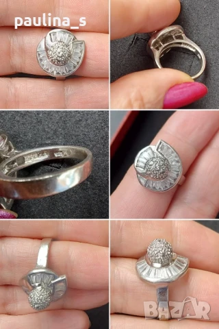Винтидж / Антика / Стари сребърни пръстени , снимка 6 - Пръстени - 45914701