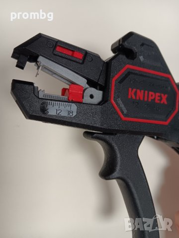 KNIPEX Клещи автоматични за сваляне на изолация, оголване на кабели KNIPEX 12 62 180, 0,2-6,0 mm², снимка 8 - Клещи - 39151625