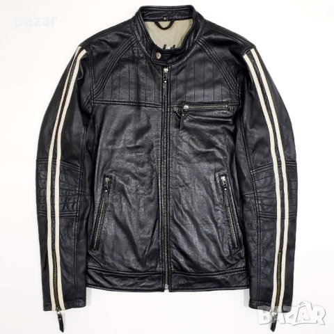 BERTOLUCCI Мъжко Кожено Яке Естествена Кожа L-XL