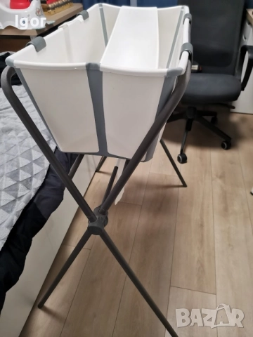 Сгъваема вана Stokke Flexi Bath комплект, снимка 3 - За банята - 52949925