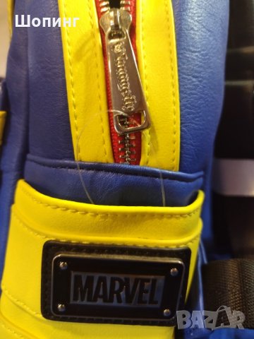 Оригинална кожена раница Marvel, снимка 4 - Раници - 42017608
