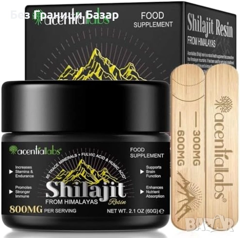 Нов Чист хималайски шилажит резин – органична смола с фулвова киселина