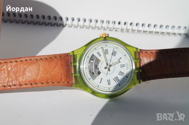 Мъжки часовник ''Swatch'' автоматик 37 мм  - 1991 година, снимка 4 - Мъжки - 40268669