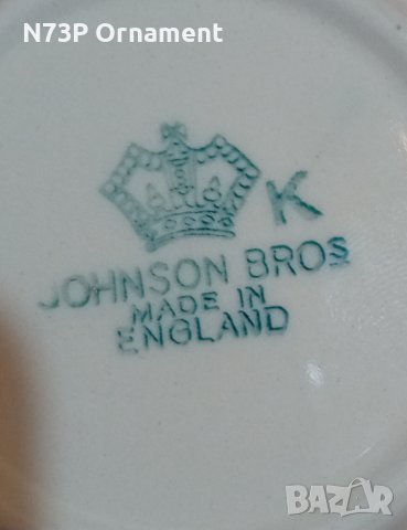 СТАРА ЧИНИЙКА. JOHNSON BROS. MADE IN ENGLAND 🇬🇧. , снимка 5 - Колекции - 44411911