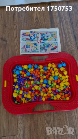 Креативна мозайка Quercetti с 410 части, снимка 3 - Образователни игри - 47386804