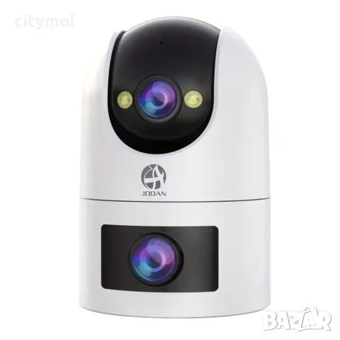 5G двойна PTZ Wi Fi камера, Dual Lens, 2,4 & 5 GHz, 6 Mpx, Full HD, SD слот, 360°, нощно виждане, снимка 2 - IP камери - 47507627