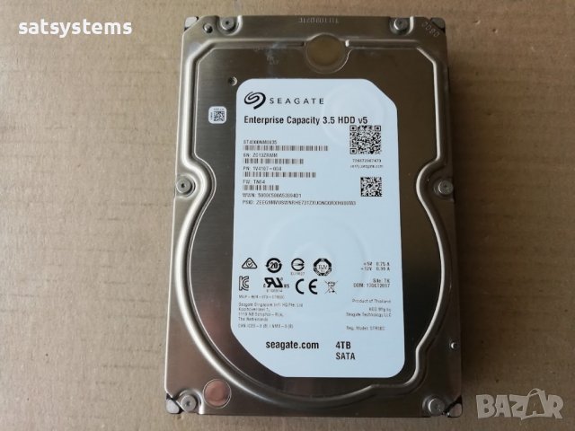 Хард диск Seagate Enterprise ST4000NM0035 4TB SATA 6.0Gb/s , снимка 3 - Твърди дискове - 38687218