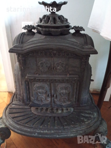 S.M. Minasian & Co. Антична чугунена печка – Уникат от  18-19 век, снимка 3 - Антикварни и старинни предмети - 51206675