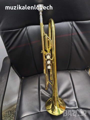 Jupiter B-Flat Trumpet JTR-410 with case - Б Тромпет с твърд куфар и мундщук - ОТЛИЧЕН, снимка 7 - Духови инструменти - 44555024