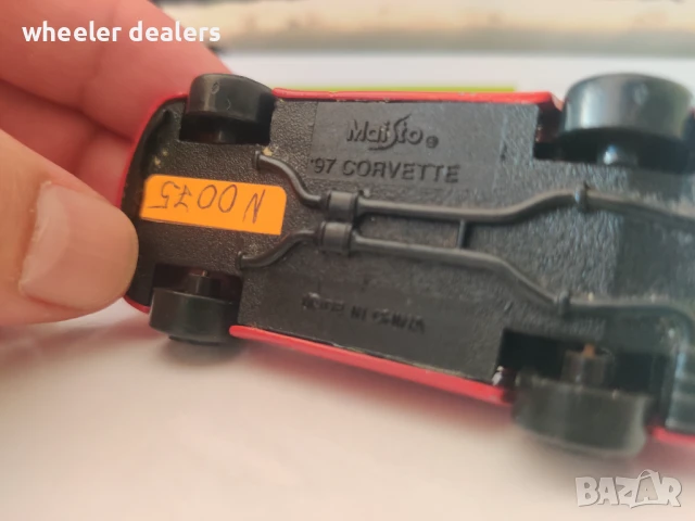 Метална количка Maisto 97 Corvette, снимка 9 - Колекции - 50835675