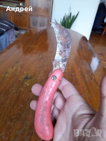 Старо лозарско,овощарско ножче,нож #8, снимка 5 - Антикварни и старинни предмети - 41537482