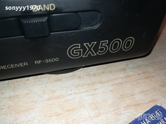 PANASONIC GX500-ВНОС SWISS 0708231440M, снимка 12 - Радиокасетофони, транзистори - 41782801