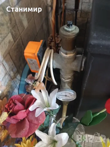 Продавам камина с водна риза .             , снимка 4 - Отоплителни печки - 55501869