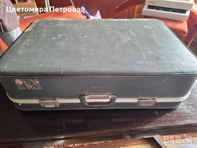 Соц кожен куфар, снимка 3 - Антикварни и старинни предмети - 53185920