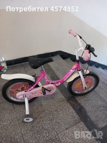 детско колело розово
