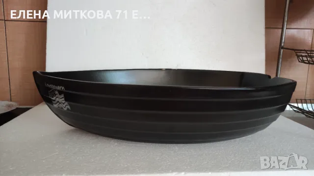 Нов френски голям керамичен съд за печене 7 литра масивен, снимка 3 - Съдове за готвене - 46185397