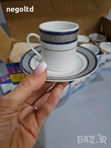 2 нови сервиза за кафе Версаче! Общо 12лв за двата сервиза, снимка 2 - Сервизи - 48110240