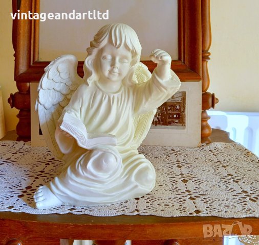 Ангел пазител, статуетка, полирезин