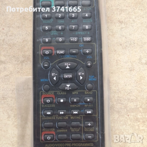 Дистанционно за AV ресивър PIONEER AXD7247, снимка 3 - Ресийвъри, усилватели, смесителни пултове - 52916157