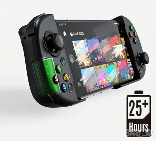 Мобилен контролер за игри за IPhone с поддръжка на калъф за телефон, безжичен геймпад, снимка 3 - Други игри и конзоли - 48611758