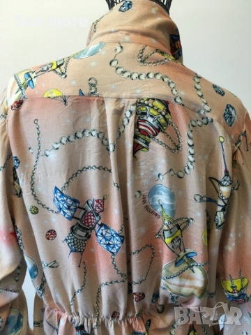 MOSCHINO Love риза IT44, снимка 4 - Ризи - 53614295