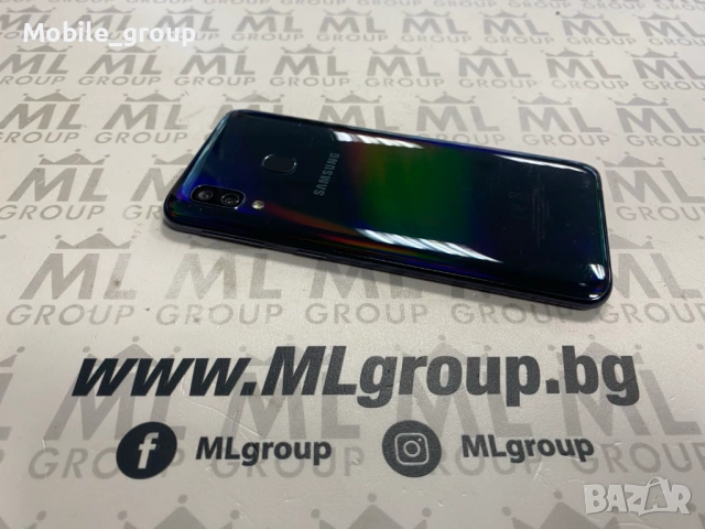 #MLgroup предлага Samsung Galaxy A40 64GB/4GB RAM Black Dual-Sim, втора употреба.