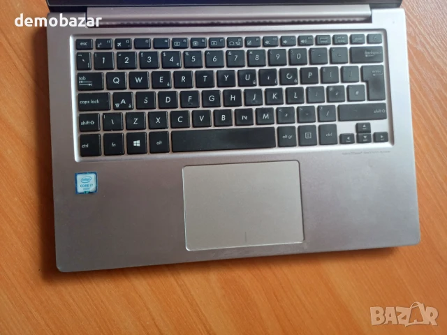 13" FHD IPS ASUS Zenbook Core i7-6500U/12GB RAM/256GB SSD - алуминиев ултрабук, снимка 2 - Лаптопи за работа - 50564830