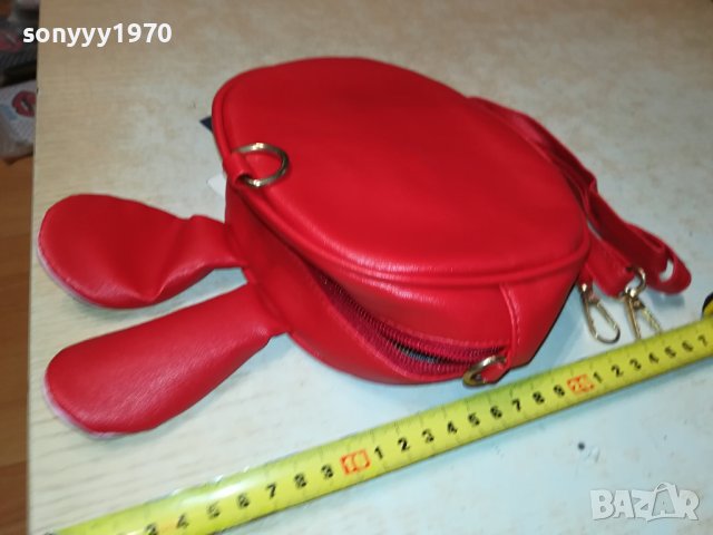 ЧАНТА ЗАЙЧЕ ЧЕРВЕНА НОВА 1708231915, снимка 10 - Чанти - 41887461